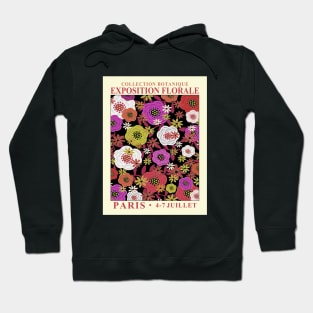 Floral Design Exhibition Art Print Hoodie